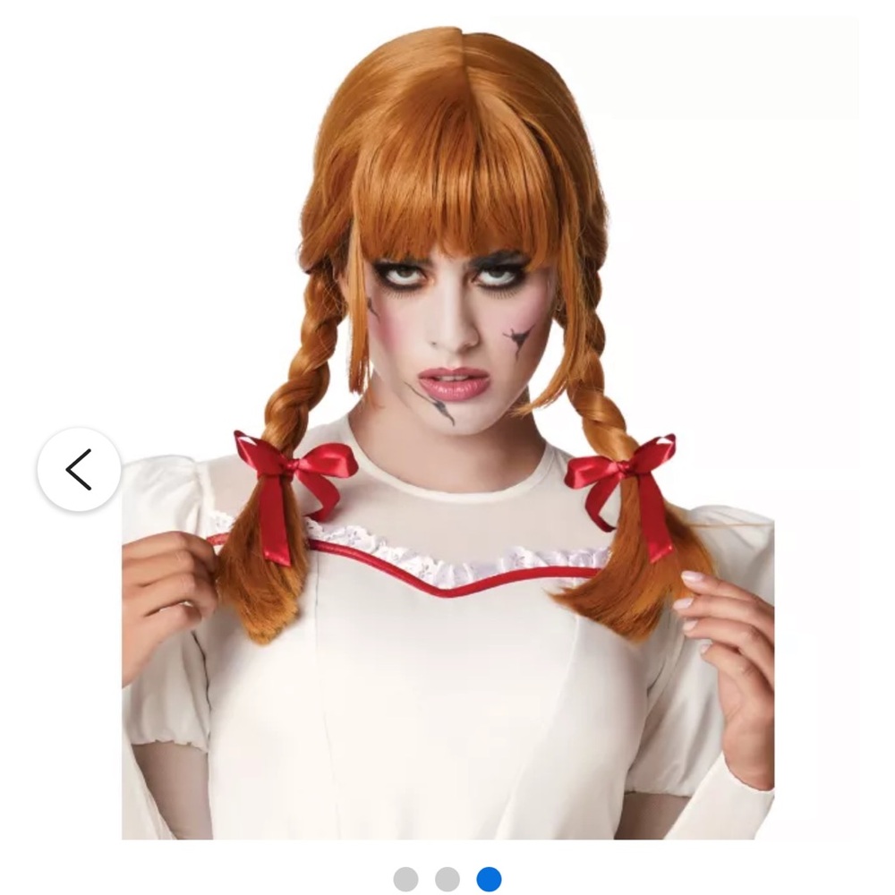 Spirit White and Red Annabelle Kids Costume